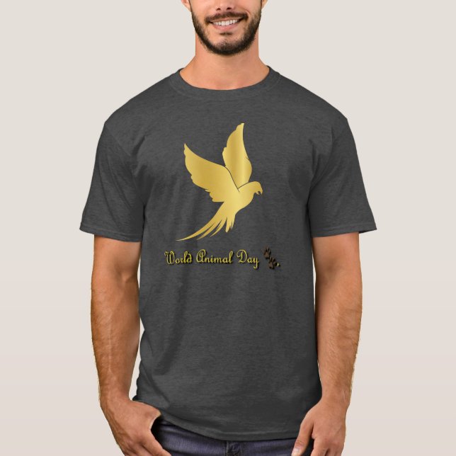 T-shirt Garçon de la Journée mondiale de l'animal (Devant)