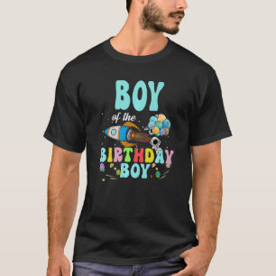T-shirt Garçon De L'Anniversaire Astronaut Boy Space Party