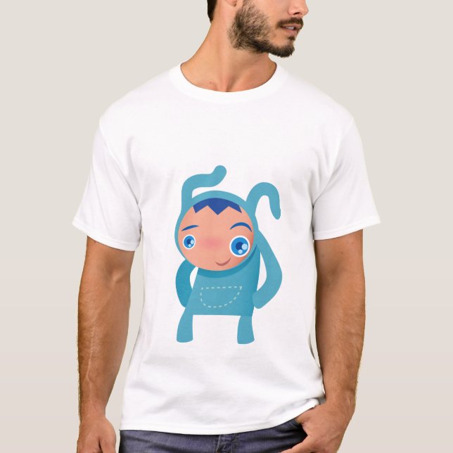 T-shirt garçon de lapin (Devant)
