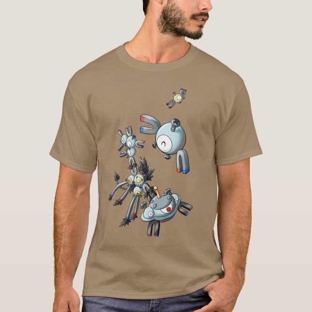 T-shirt Garçon de manège famille aimant (Devant)