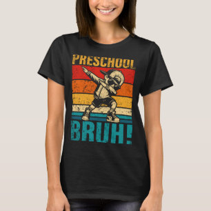 T-shirt Garçon de maternelle bruh dabbing garçon de la tro