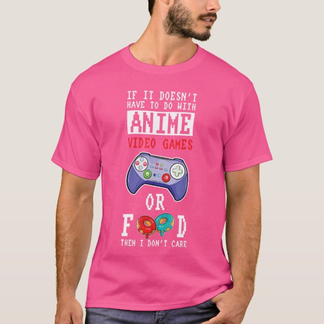 T-shirt Garçon de merch Otaku d'anime de jeu (Devant)