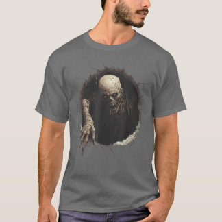 T-shirt Garçon de motif effrayant d'Halloween heureux de l