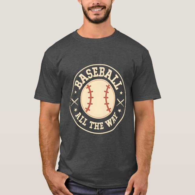 T-shirt Garçon de sport de baseball (Devant)