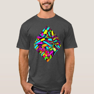 T-shirt Garçon de style rétro vintage avec lueur néon
