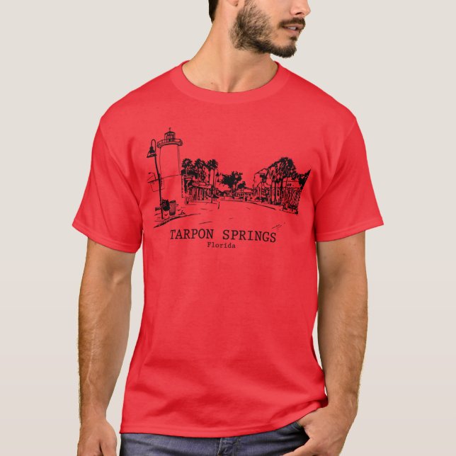 T-shirt Garçon de Tarpon Springs Floride (Devant)