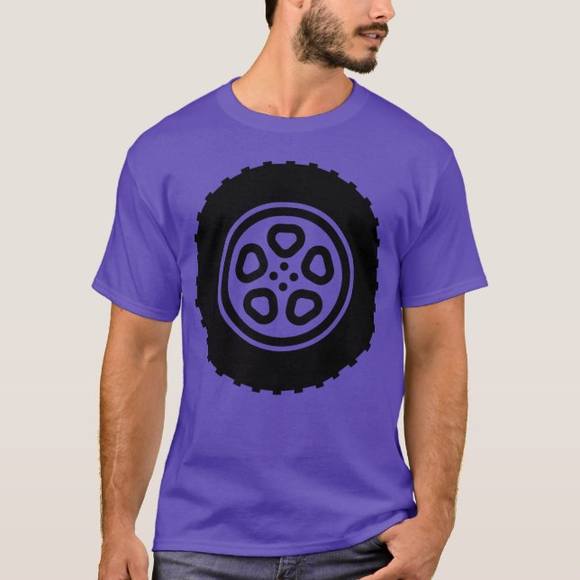 T-shirt Garçon des pneus de voiture (Devant)