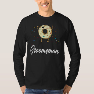 T-shirt Garçon d'honneur Gâteau Donut Mariage Enterrement 