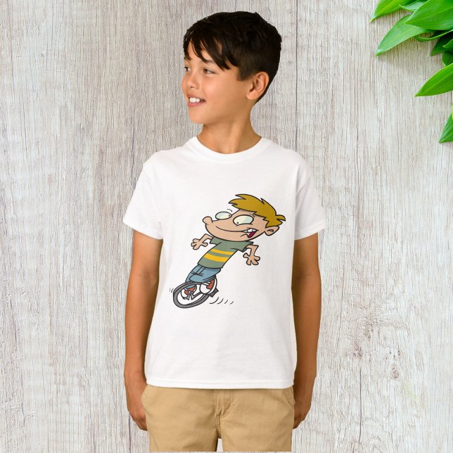 T-shirt Garçon drôle à monocycle (Créateur téléchargé)