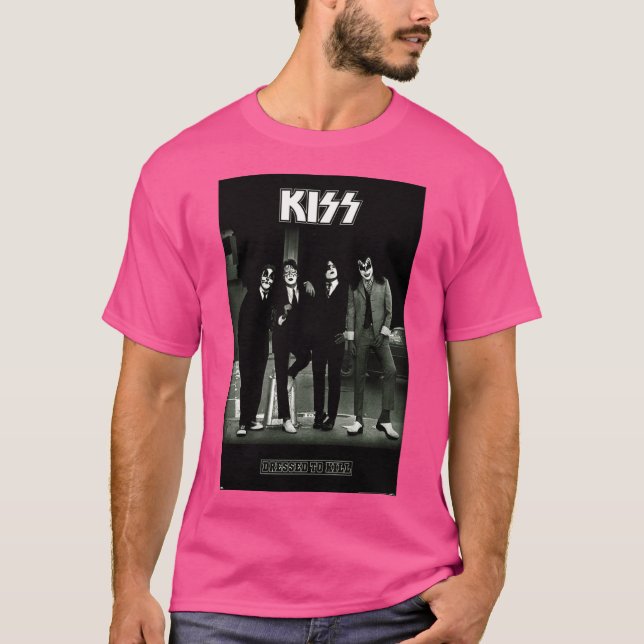 T-shirt Garçon embrassé en robe (Devant)