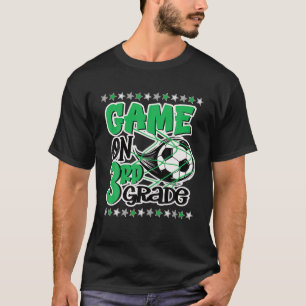 T-shirt Garçon Enfants Jeu Sur Football 3E Grade Troisième