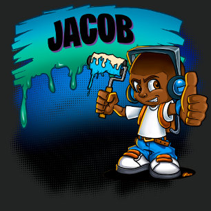 T-shirt garçon graffiti personnalisé