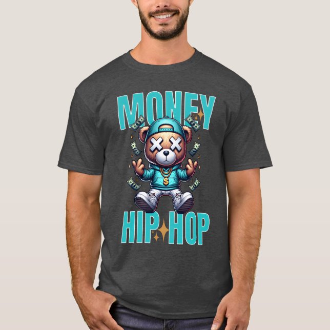 T-shirt Garçon HipHop d'argent (Devant)