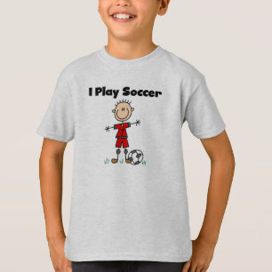 T-shirt Garçon Je Joue Au Football