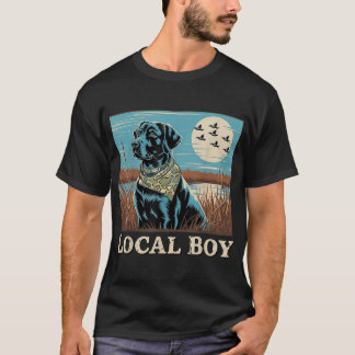 T-shirt Garçon local noir