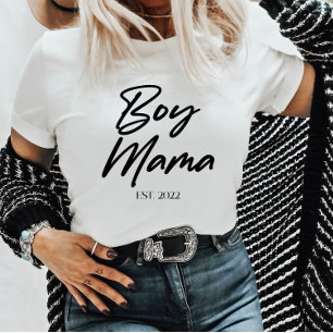 T-shirt Garçon Mama Custom Est. Année Mini maman maman mam