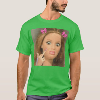 T-shirt Garçon mème visage de poupée drôle