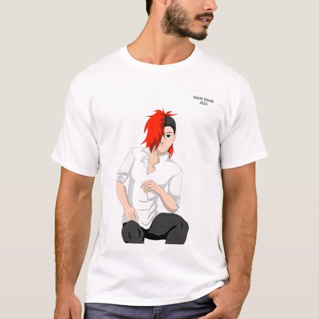 T-shirt garçon mignon (Devant)