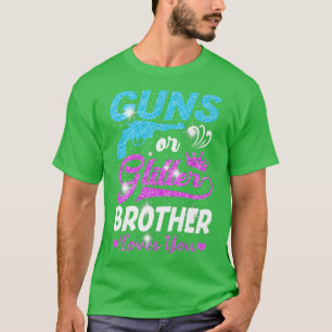 T-shirt Garçon Ou Fille Rose Ou Bleu Frère Vous Aime Genre