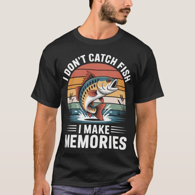 T-shirt Garçon pêchant (Devant)