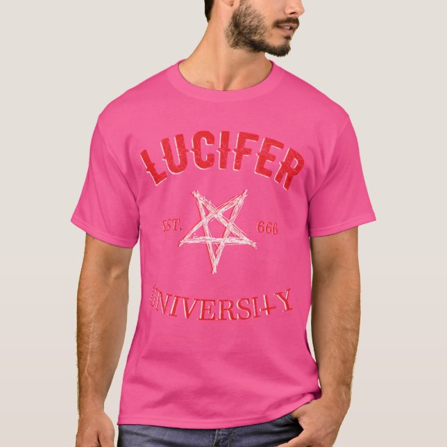 T-shirt garçon pentagramme Lucifer (Devant)