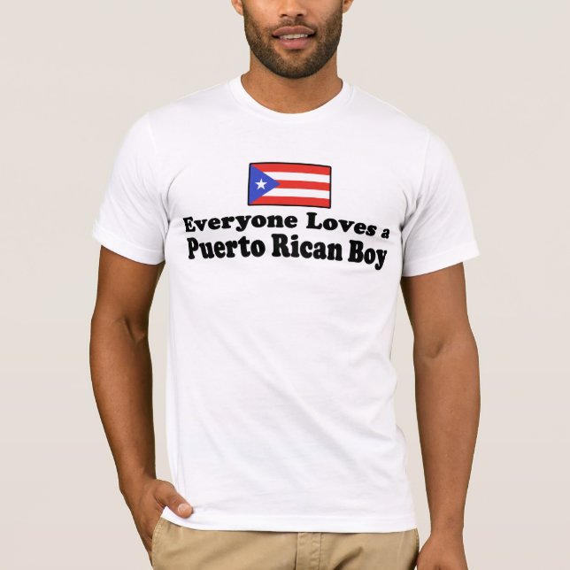 T-shirt Garçon portoricain (Devant)
