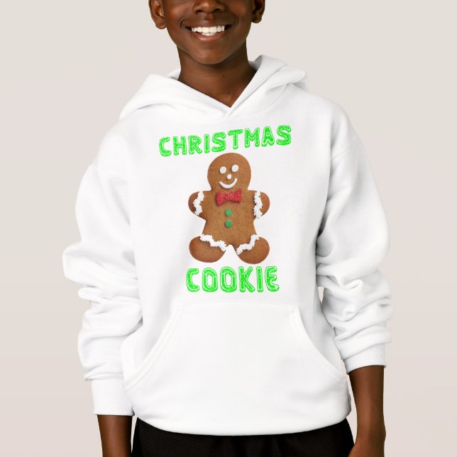 T-Shirt garçon pullover Sweat-shirt drôle Noël Coo (Devant)