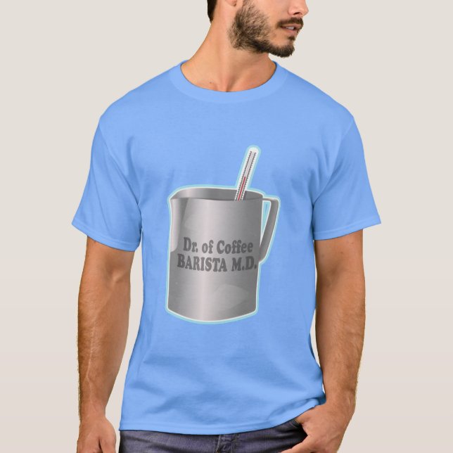 T-shirt garçon qui boit du CAFE (Devant)