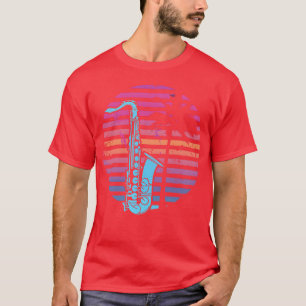 T-shirt garçon Saxophone des années 90
