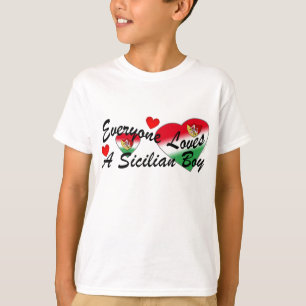 T-shirt Garçon sicilien d'amours