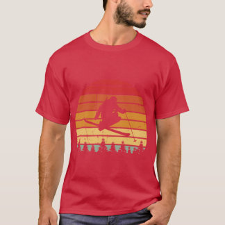 T-shirt Garçon skis vintage