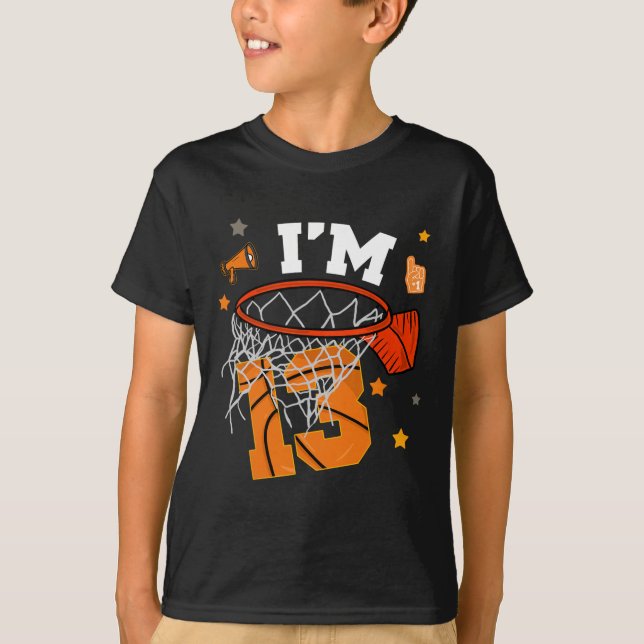 T-shirt Garçon squelette 13 ans 13 ans Treize ans  (Devant)