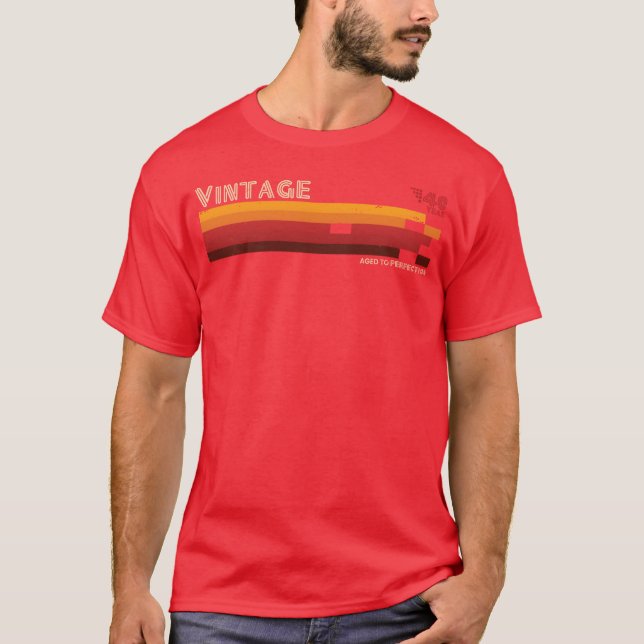 T-shirt Garçon Vintage 40 ans (Devant)