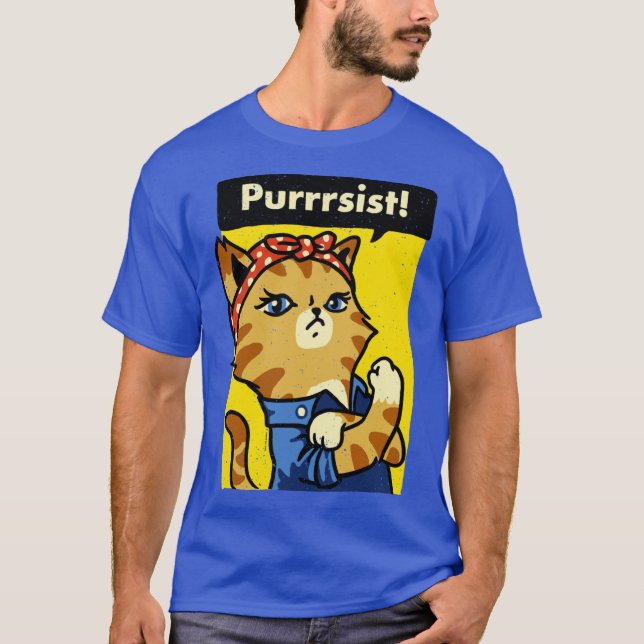 T-shirt Garçon vintage Purrrsist (Devant)