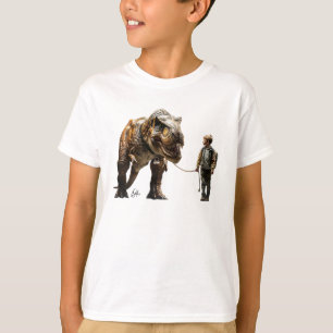 T-Shirt Garçon Walking T-Rex