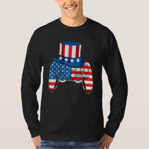 T-shirt Garçons 4 juillet jeu vidéo American Flag Uncle Sa