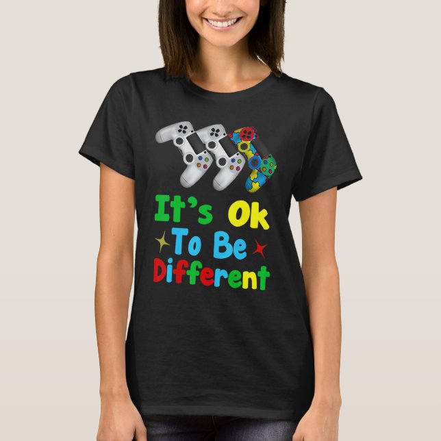 T-shirt Garçons Autisme   Jeu Mois Jour de sensibilisation (Devant)