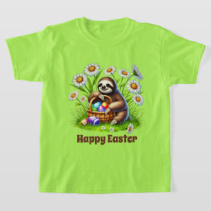 T-shirt Garçons cool paresseux Pâques personnalisable