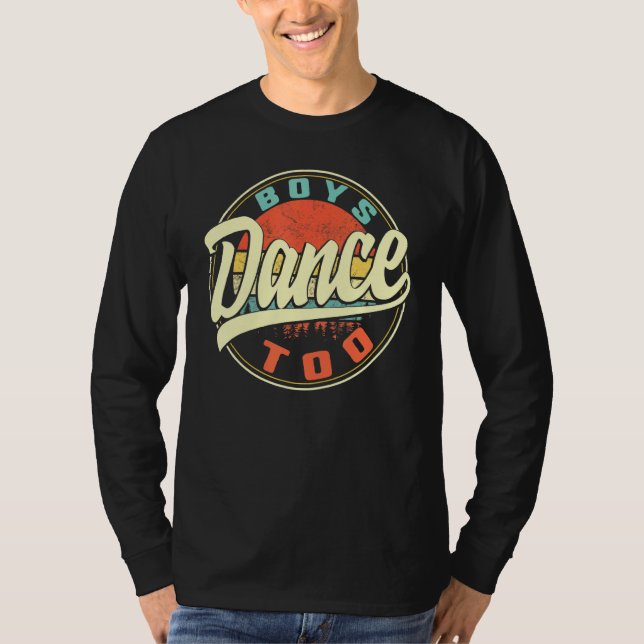T-shirt Garçons Danser Trop Garçon Danser Hommes Danser Ga (Devant)