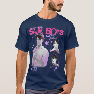 T-shirt Garçons de Halloween Saja, votre idole Jinu
