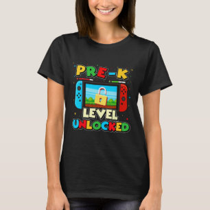 T-shirt Garçons de niveau pré-maternelle débloqué joueurs