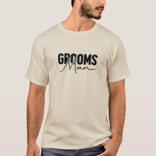 T-shirt Garçons d'honneur modernes et tendance