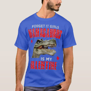 T-shirt Garçons Dinosaur Valentines Jour Drôle Mamasaurus