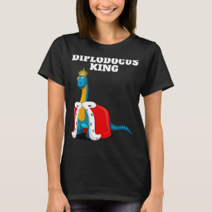 T-shirt Garçons Diplodocus King Dinosaur Mens Diplodocus