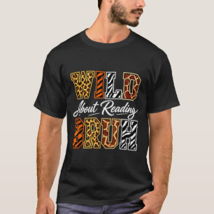 T-shirt Garçons drôle animal sauvage à propos de la lectur