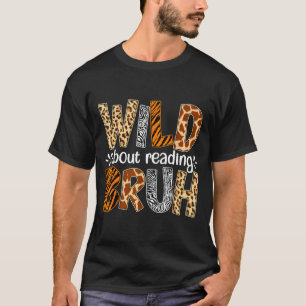 T-shirt Garçons drôle animal sauvage à propos de la lectur