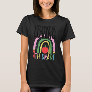 T-shirt Garçons Enfants 100 Jours D'amour Quatrième Année 