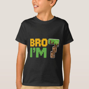 T-shirt Garçons Enfants 7e Anniversaire Garçon Frère Je Su