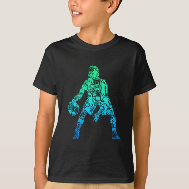 T-shirt Garçons Enfants Hommes Sketll  (Devant)