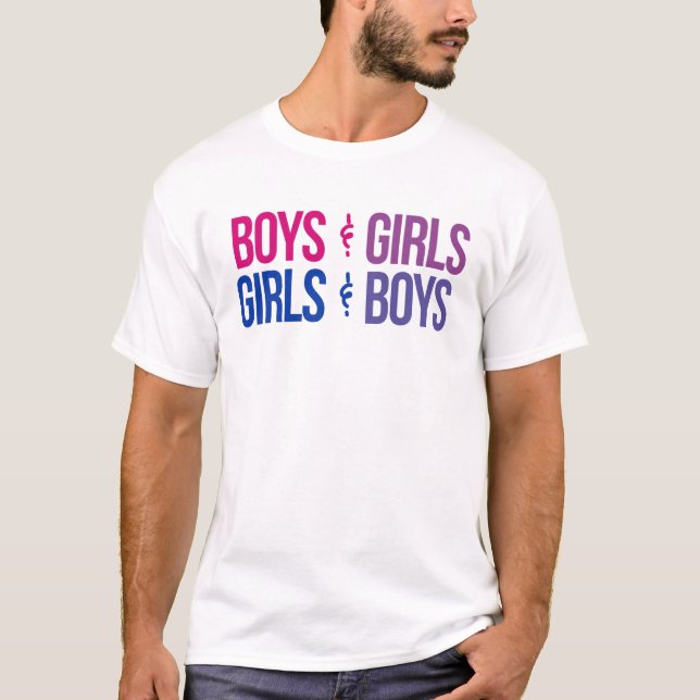 T-shirt Garçons et Filles Filles et Garçons (Devant)